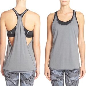 Zella: “her” slouchy racer back wortkout tank top